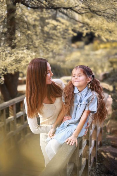 Outdoor family photo session in Rugby